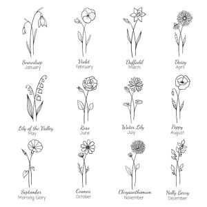 Birth Month Flower Tattoo Generator: Discover Your Unique Symbol ...