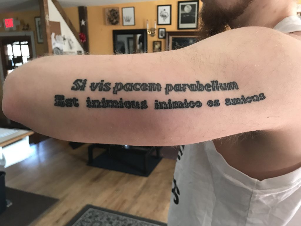 The Si Vis Pacem Para Bellum Tattoo: Everything You Need To Know (si ...