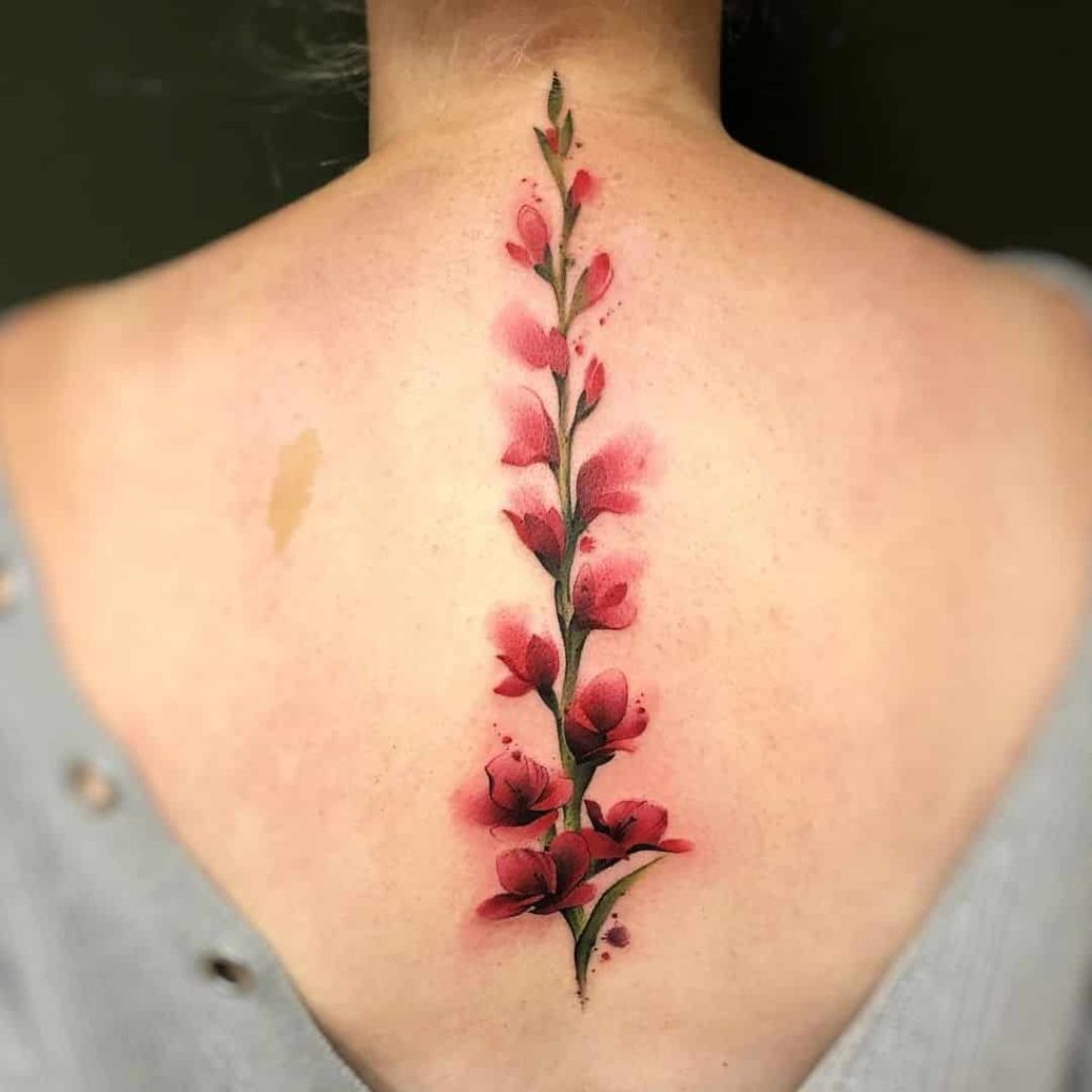 The Symbolic Beauty of the Gladiolus: August Birth Flower Tattoo Guide ...